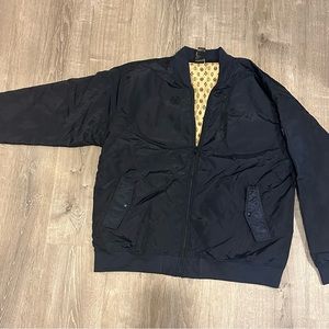 World of Warcraft Shadowlands J!NX Navy Bomber Jacket Brand New 4x runs small